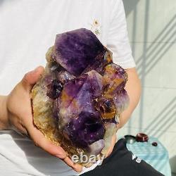 Natural amethyst Cluster purple Quartz Crystal Rare mineral Specimen 4260g