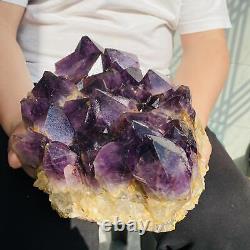 Natural amethyst Cluster purple Quartz Crystal Rare mineral Specimen 8700g