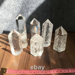 Natural clear quartz obelisk crystal WAND POINT healing 4.4LB
