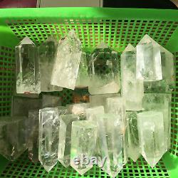Natural clear quartz obelisk crystal WAND POINT healing 4.4LB
