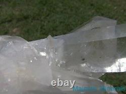 OPTICAL CLEAR HUGE HIGH END PHANTOM DISPLAY DT CLUSTER Arkansas Quartz Crystal