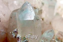 Old Stock Ajoite in Quartz Crystal Cluster Messina South Africa 179.5 Grams