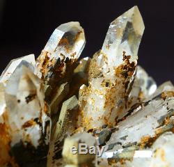 Outstanding and Rare Altar Kundalini Quartz Cluster Crystal Point