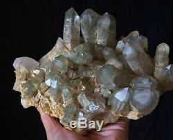 Phantom Green Quartz Cluster Himalayan Crystal /Mineral 220x180x80mm