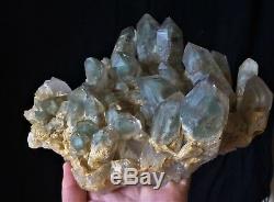 Phantom Green Quartz Cluster Himalayan Crystal /Mineral 220x180x80mm
