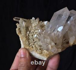 Phantom Quartz Cluster Himalayan Crystal /Mineral 120x70mm, Extra Quality