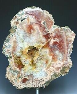 Pink Amethyst Crystal Cluster On Stand Huge Ultra Rare Natural Mineral 4.1kg