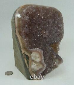 Pink Amethyst Crystal Freestand with Polished Edges 6 lbs. 12.7oz. Healing