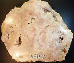 Pink Amethyst Crystal Polished Slab XL Rock Cluster Crystals 8Lb 12oz 10 (AMP3)