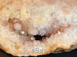 Pink Amethyst Crystal Polished Slab XL Rock Cluster Crystals 8Lb 12oz 10 (AMP3)