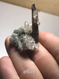 Pink Blue Tourmaline Crystal With Quartz All Over Cluster See Photos Pederneira