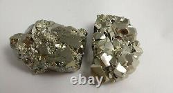 Pyrite crystal cluster specimen flat, wholesale minerals lot, Peru, 5.97kg