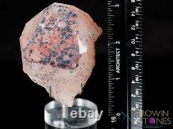 QUARTZ Raw Crystal Cluster w Specular HEMATITE Gift, Home Decor, Stones, 40105