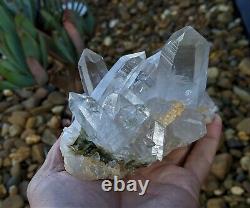 Quartz Cluster Natural Himalayan Crystal 130x90mm