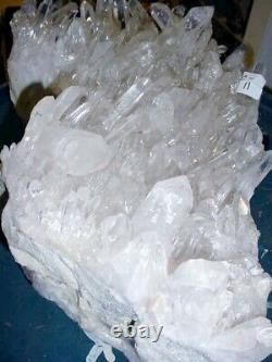 Quartz Crystal Cluster Amazing Arkansas LARGE QUARTZ CLUSTER 63 Lbs