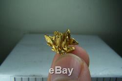 RARE NATIVE GOLD CRYSTAL CLUSTER from BOLIVAR, VENEZUELA, 4.6 grams! 1.6 cm