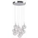 Rrp £249 Debenhams'lucy' Clear Glass Crystal Cluster Celing Light Pendant