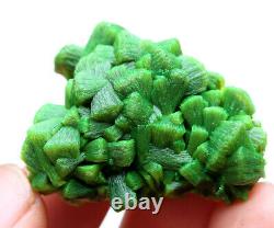 Rare Natural Green Autunite Crystal Cluster Mineral Specimen 24.7g