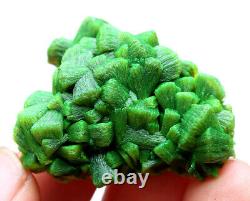 Rare Natural Green Autunite Crystal Cluster Mineral Specimen 24.7g