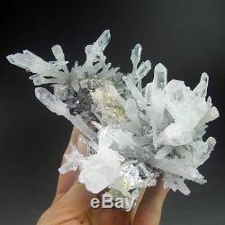 Rare Scepter Clear Quartz Rock Crystal Cluster, Shangbao Mine-q1037