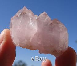 Rose Quartz Cluster, Extremely Large Crystals, Taquaral, Itinga, Brazil