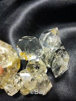 Snake Enhydro Herkimer Diamond Medium Cluster Metaphysical Crystal Must See