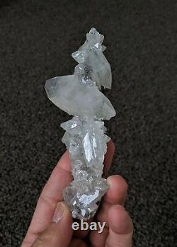 Stalactite Apophyllite cluster pointed DT Crystal (140x60mm)