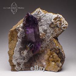 Stone of the week! Brandberg Amethyst Quartz Crystal Cluster, Goboboseb, Namibia