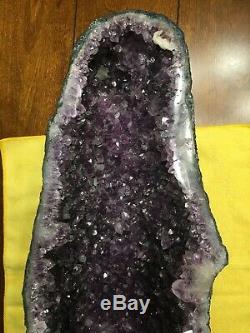 Stunning Large 17 Amethyst Crystal Geode Cluster