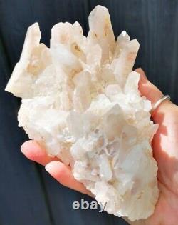 Stunning Large High Grade Rare Samadhi Quartz Cluster Specimen. Healing Crystal