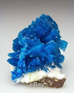 Superb Teal Blue Cavansite Crystal Cluster, Wagholi Quarries Pune India