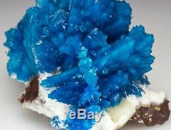 Superb Teal Blue Cavansite Crystal Cluster, Wagholi Quarries Pune India