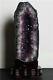 Tall 20 Inch Brazilian Dark Amethyst Crystal Cathedral Geode Cluster Polished