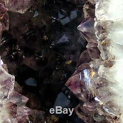 Tall Amethyst Cathedral Geode Cave Natural Quartz Crystal Cluster 7kg 33cm high