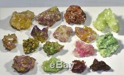 Top Colors Of Vesuvianite Crystal Cluster Lot! Jeffrey Mine, Quebec, Canada 1