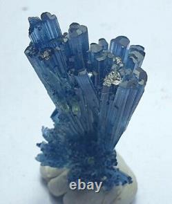 Top quality indicolite tourmaline bunch shape crystal