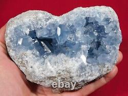 Translucent BLUE Crystals! A BIG Celestite or Celestine Crystal Cluster! 1635gr