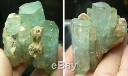 Vietnam 100% Natural Aquamarine Crystal Cluster Specimen 248.20ct or 49.50g