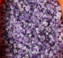 WHOLESALE PRICE! 22lb Tibetan Skeletal Purple Amethyst Quartz Cluster Decor