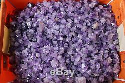 WHOLESALE PRICE! 22lb Tibetan Skeletal Purple Amethyst Quartz Cluster Decor