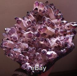 WOW! 2035g GEM Natural Amethyst Citrine Quartz Crystal Cluster