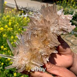 1.6 Lb Natural Quartz Crystal Cluster Specimen Madagascar