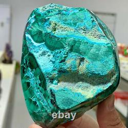 1.62lb Échantillon Minéral Brut Transparent De Malachite Brillant Naturel
