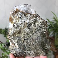 1.6lb Améthyste Naturel Quartz Cristal Géode Rough Mineral Specimens