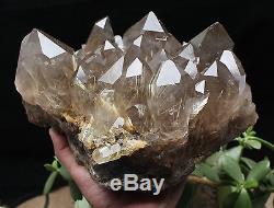 10.53lb Nouvelle Recherche Natural Clear Golden Rutilated Quartz Crystal Cluster Specimen