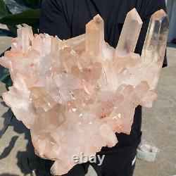10,9 lb Spécimen brut de cluster de cristaux de quartz clair naturel de guérison.