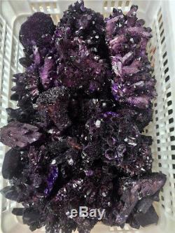 10000g En Gros Rare! New Trouver Améthyste Quartz Crystal Cluster Specimen 22lb