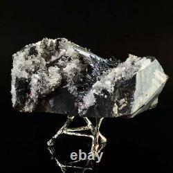 1017g Natural Stibnite Cluster Crystal Quartz Mineral Specimen Décoration Énergie