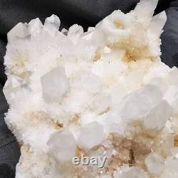 11.04lb Cluster Naturel Blanc D'ananas Quartz Cristal Minéral Spécimen Guérison