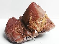 11.17ib Rare Naturel Cristal De Quartz Rouge Spécimen D’origine Reiki Wicca